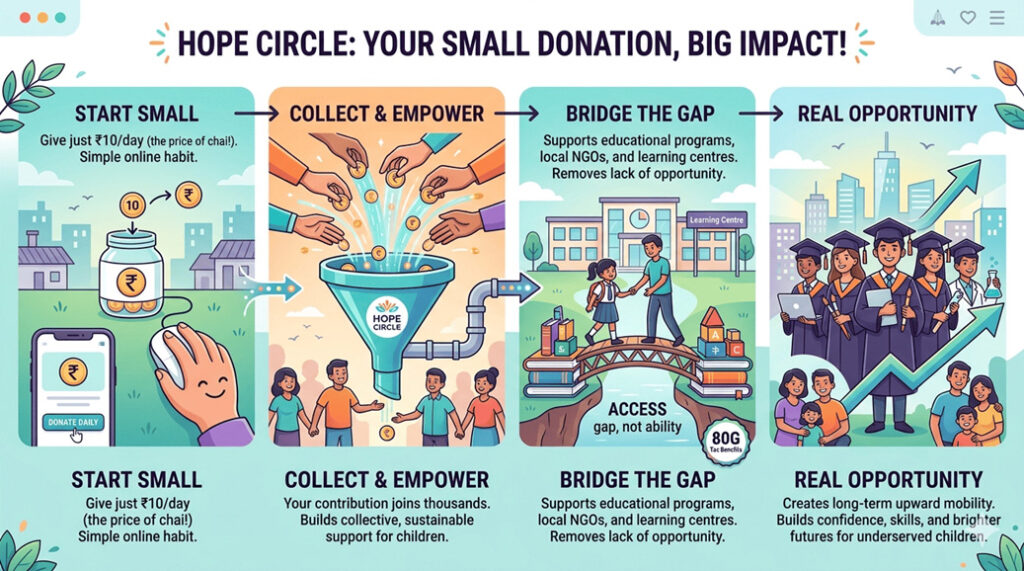 why micro donations work so well in india
